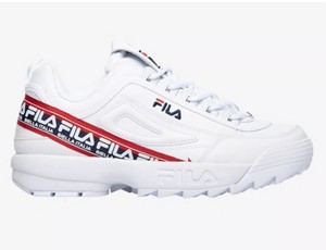 fila disruptor 2 logo taping red