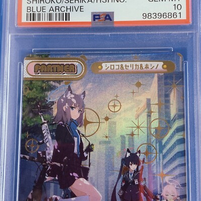 PSA 10 Rebirth for you Blue Archive NBP SHIROKO SERIKA HOSHINO BA
