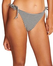 NWT Andie Swim The String Bottom Bikini Textured Gingham Beach Size XL NEW