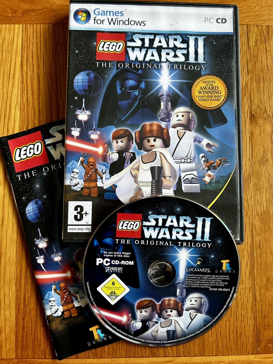 Lego Star Wars II: The Original Trilogy PC CD-ROM Complete VGC