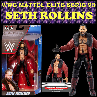 WWE MATTEL ELITE 93 SETH ROLLINS WRESTLING ACTION FIGUR RAW SMACKDOWN BASIC SHIE