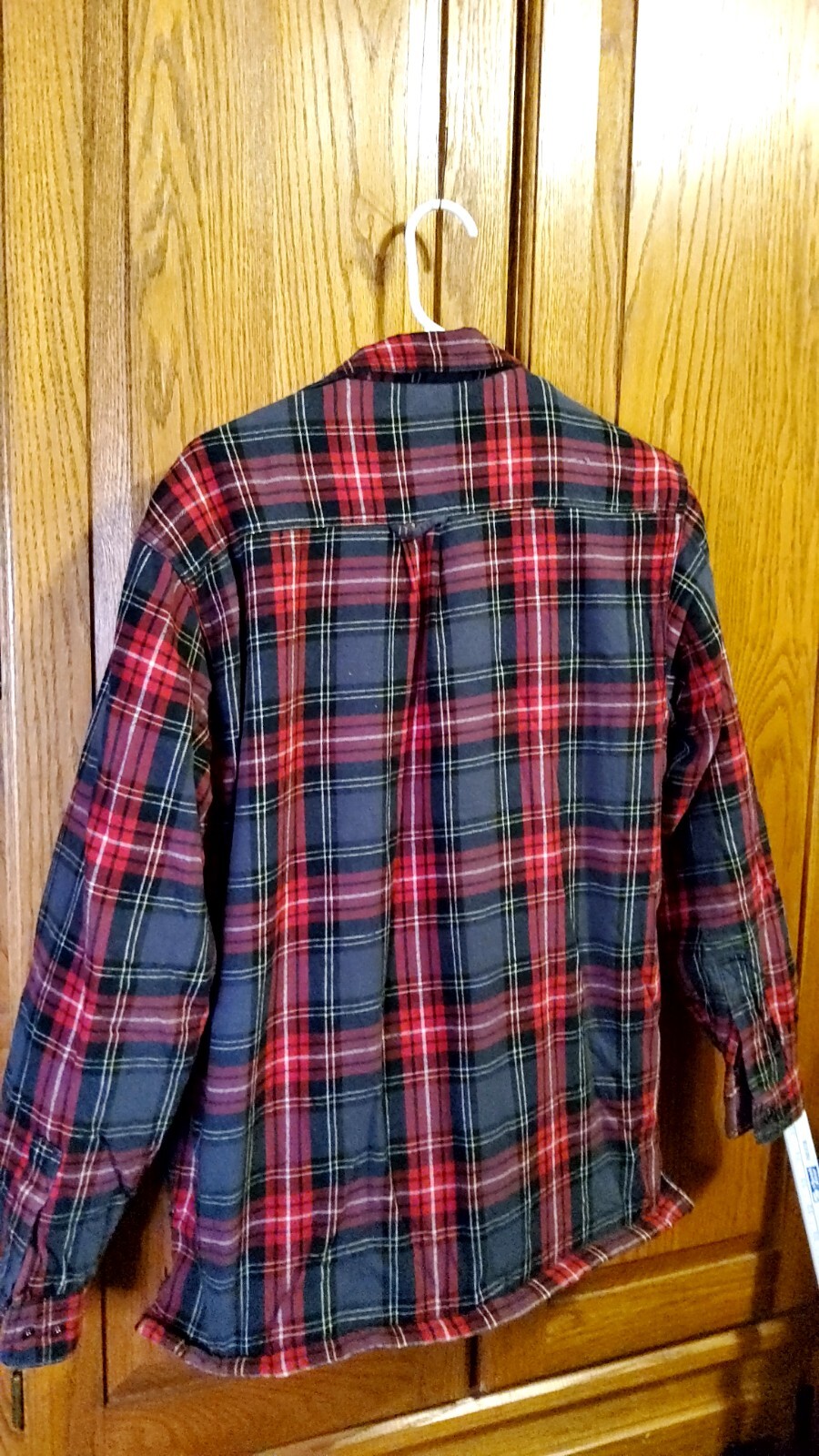 Wolverine Medium Fleese Lined Flannel Jacket Zip … - image 3