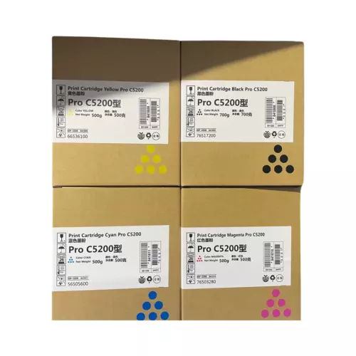 Japan Replacement Toner for Ricoh Pro C5200 C5210 Cyan, Magenta, Yellow, Black
