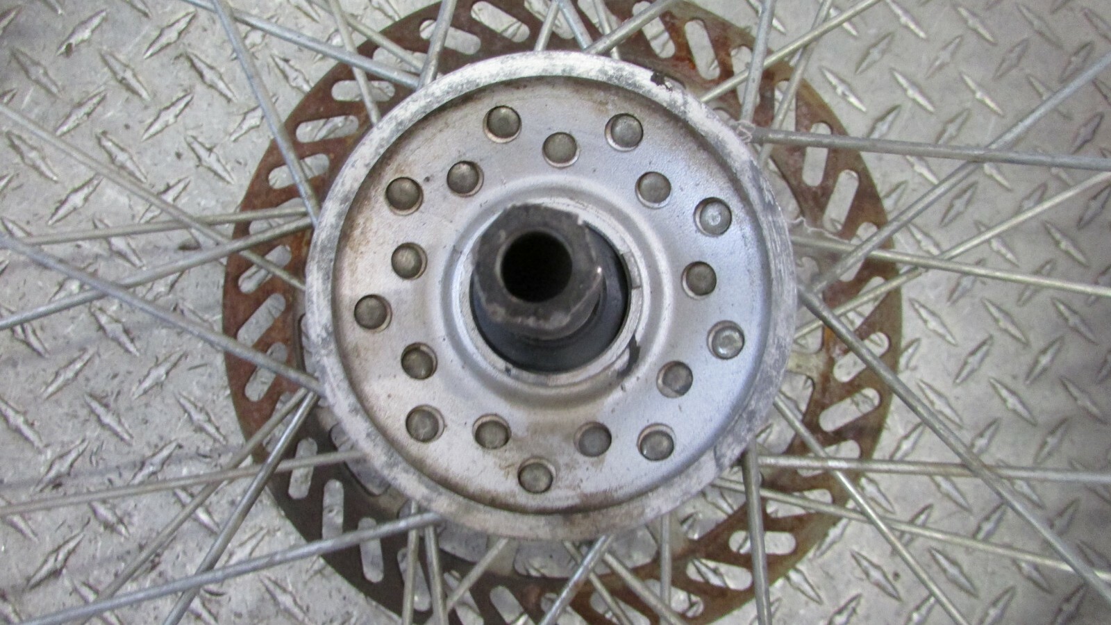 Yamaha YZ250 Front Wheel with Rotor and Axle Spacers 21" Takasago 413