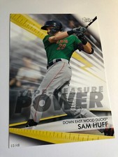 2020 Topps Pro Debut Tape Measure Power 5x7 Sam Huff Wood Ducks TMP 04/49
