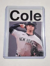 Gerrit Cole Artist Signed Baseball Art Card 2/10