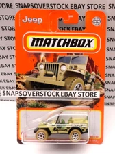 2022 MATCHBOX TAN 1948 WILLYS JEEP, MBX OFF-ROAD SERIES, MBX #50, VHTF