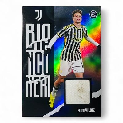 Kenan Yildiz Patch Rookie Player Worn Topps Juventus Turin Team Set 2023-24