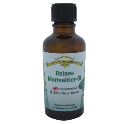 Reines Murmeltier-Öl 50 ml · 100% reines Murmeltieröl