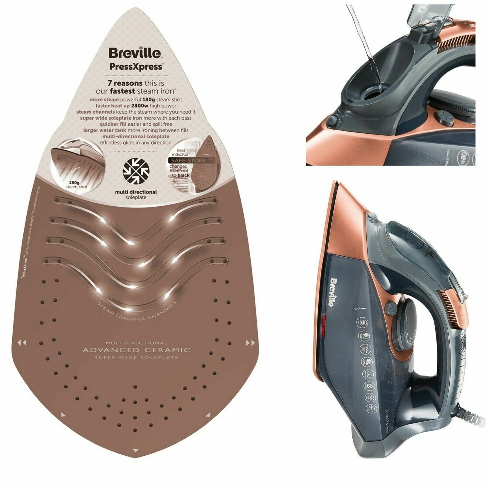 breville power steam iron