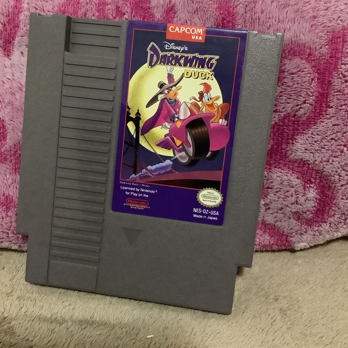 DISNEY'S DARK WING DUCK NES 1992 Nintendo Game ORIGINAL DISNEY'S DARK WING DUCK NES 1992 Nintendo Game ORIGINAL