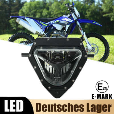 E24 LED Scheinwerfer Für Sherco Enduro SE SEF 50 125 250 300 450 500 2012-2024