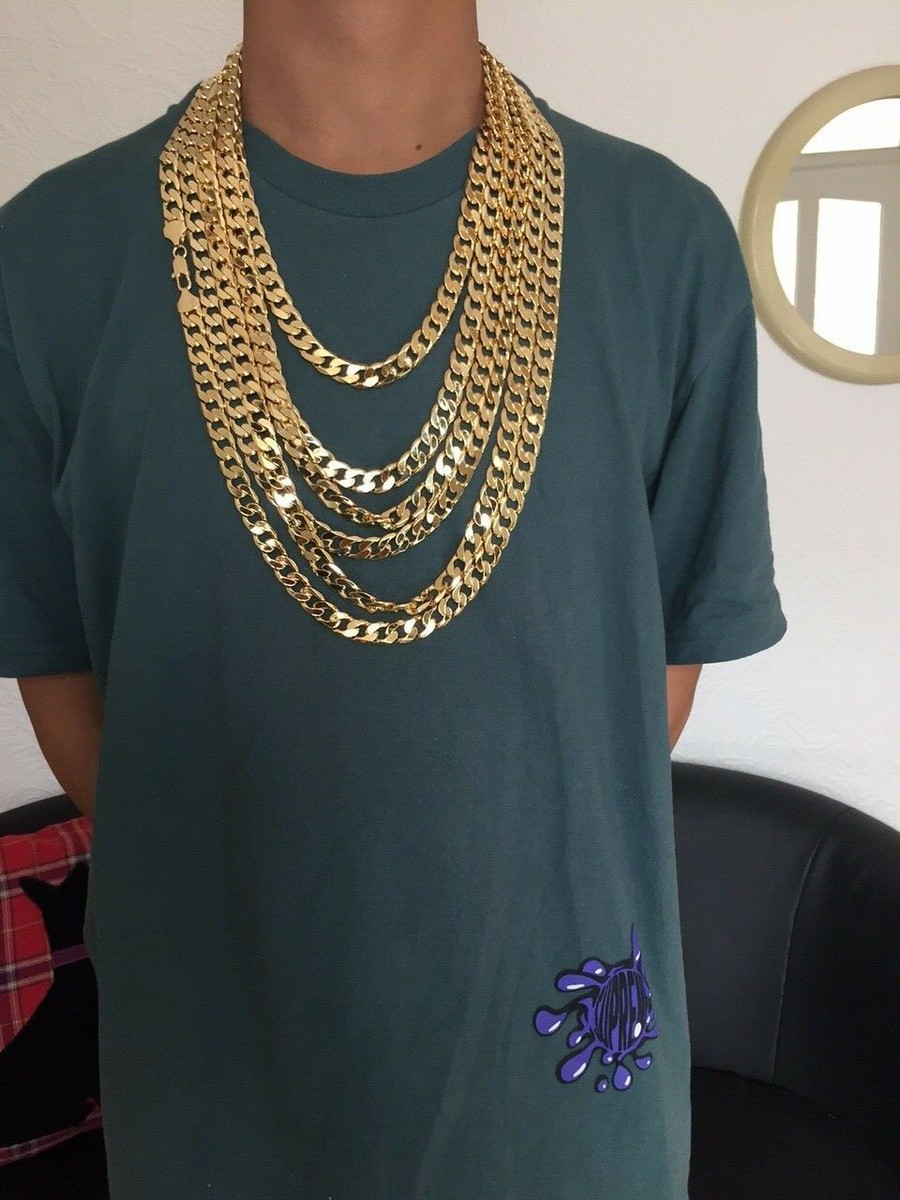 TT 8mm 18K Gold GP Surgical Steel Greek Key Round Fake Ear Plug Earrings (BE263) - Foto 9