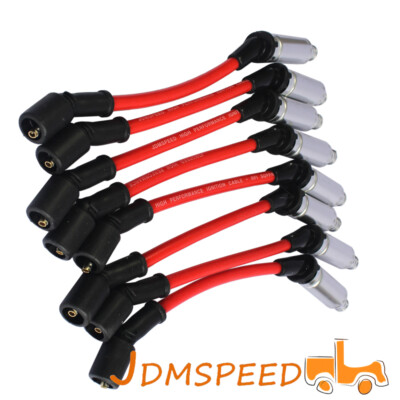 Jdmspeed New High Performance Spark Plug Ignition Wire For 00-09 Chevy GMC V8