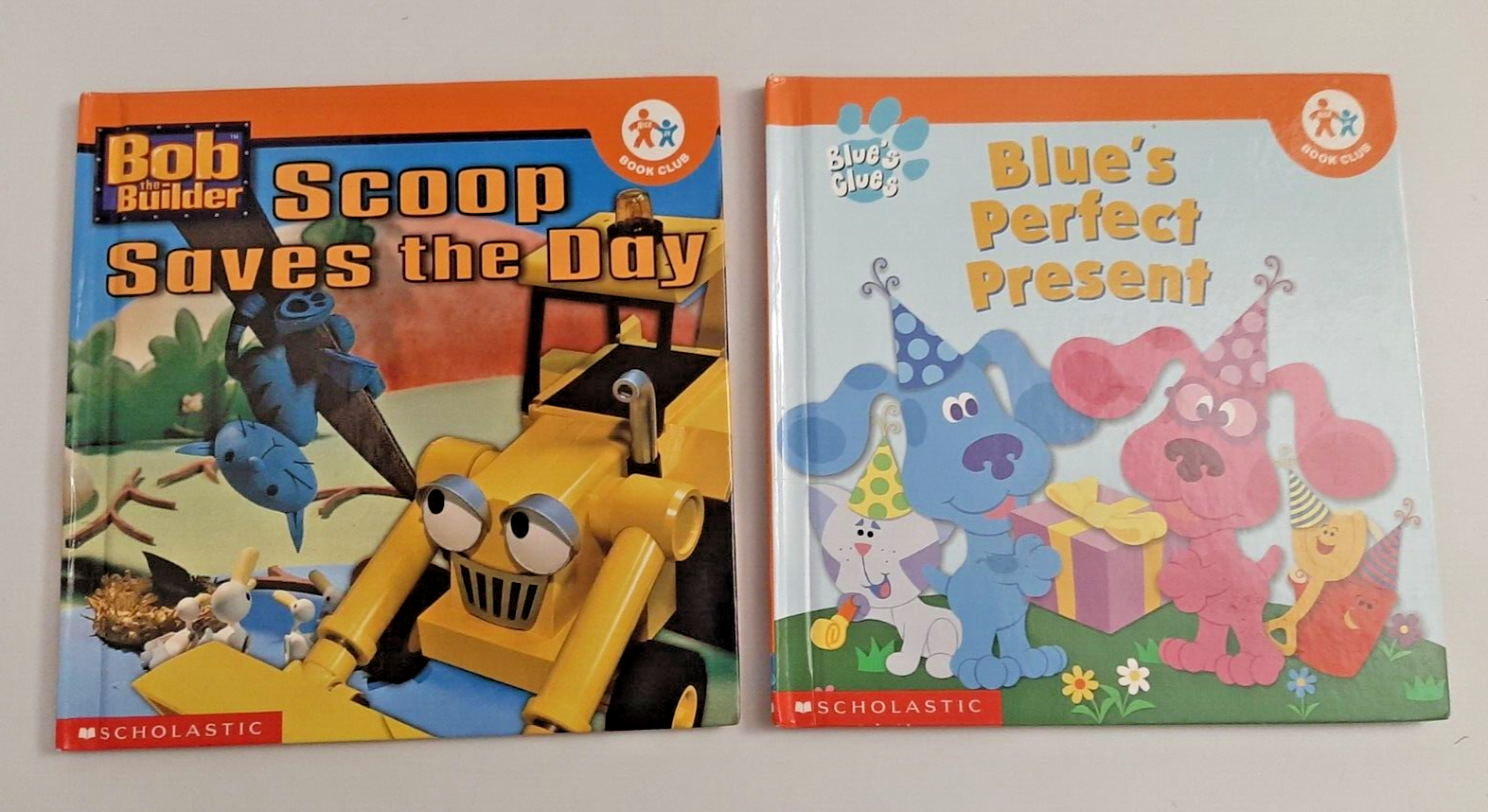 Lot of Nick JR Book Club Scholastic Books Blues Clues Bob The Builder ...