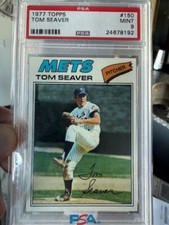 1977 Topps Tom Seaver psa 9! Looks perfect!