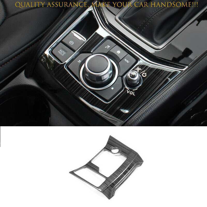 For Mazda CX-5 2017-24 Black Titanium Center Console Multimedia