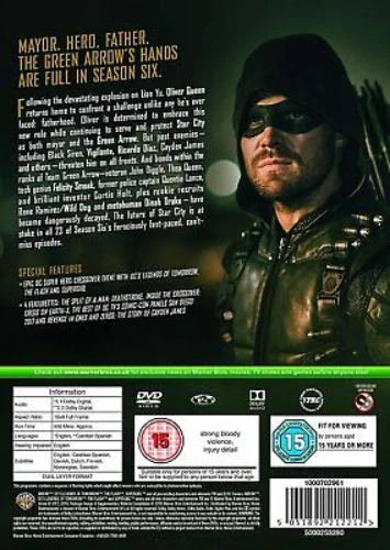 Arrow: Season 6 DVD Drama (2018) Stephen Amell Quality Guaranteed Amazing Value - Image 2 of 4