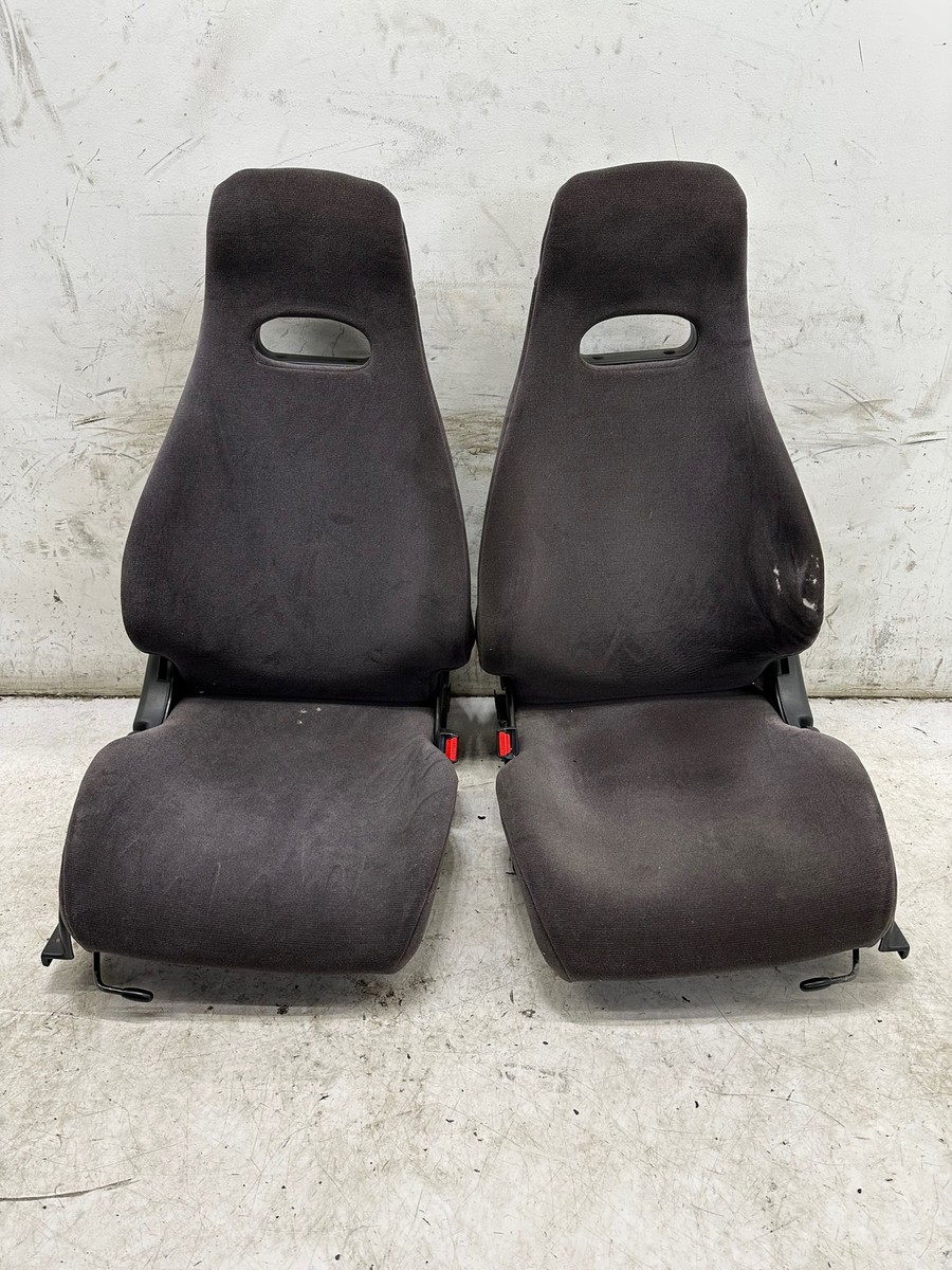 1989-1993 Nissan 240SX S13 Front Cloth Seats Grey | Genuine OEM