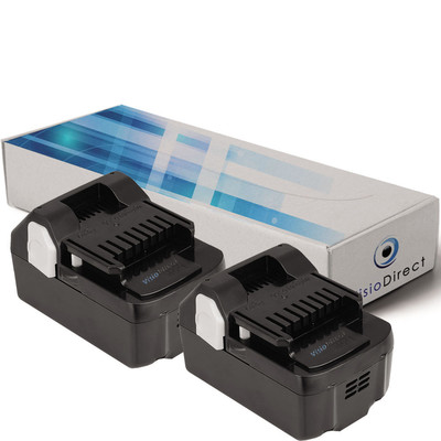 Lot De 2 Batteries 18V 3000mAh Compatibles Hitachi WR18DBDL – Vendeur Français, 1 An De Garantie