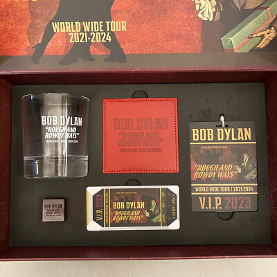 Bob Dylan Rough and Rowdy Ways World Wide Tour 2021-2024 VIP 2023 Box Set GOOD