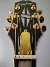 GeetarGizmos GOLD Truss Rod Cover Plate - 3 Hole - Epiphone - 18k Goldplate Stl