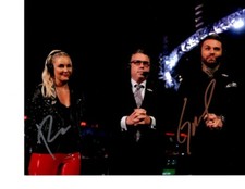 WWE NXT RAW RENE YOUNG COREY GRAVES AUTOGRAPH AUTOGRAPHED SIGNED 8X10 PHOTO 