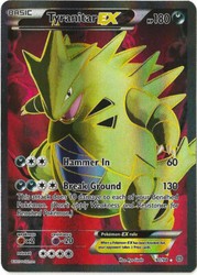 Tyranitar EX 91/98 Full Art Holo Ancient Origins