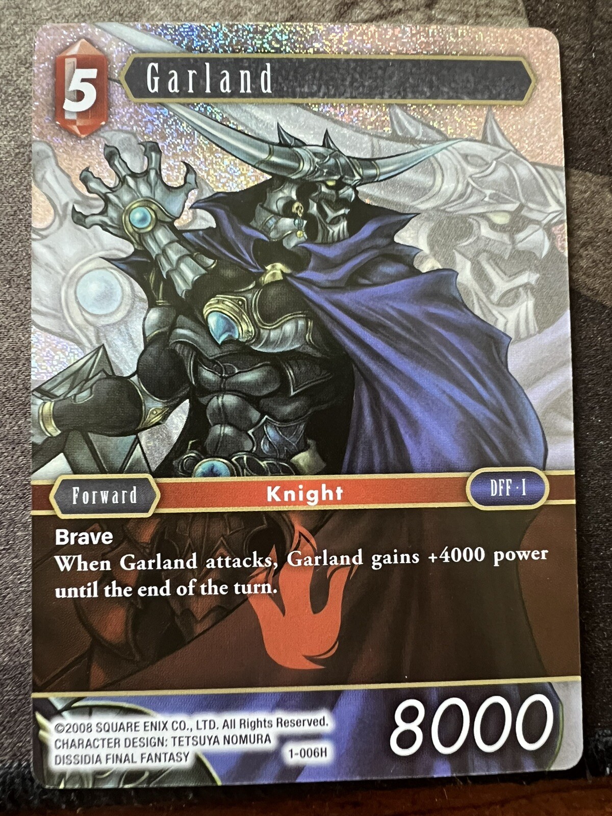 Garland 1-006H Near Mint Foil Final Fantasy TCG FFTCG Opus 1 | eBay