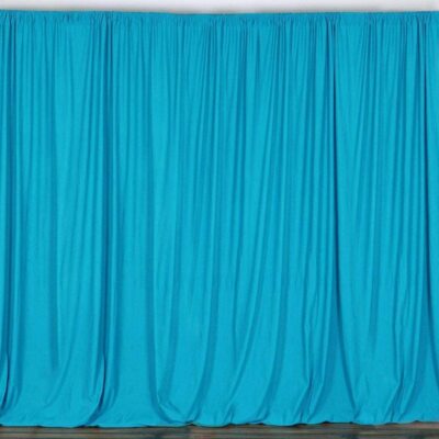 2 pcs 10 feet x 8 feet Polyester Backdrop Drape Curtains Panels