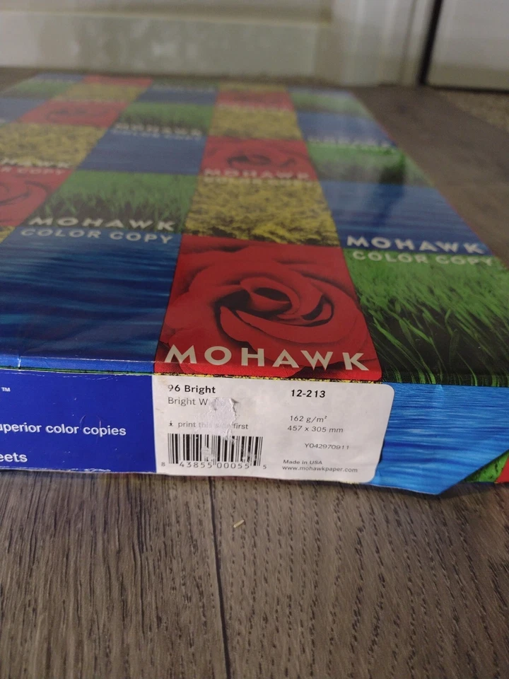 Mohawk Color Copy 96 Bright White 60 Cover 18x12 250 Sheets Printer Paper - Image 4 of 4