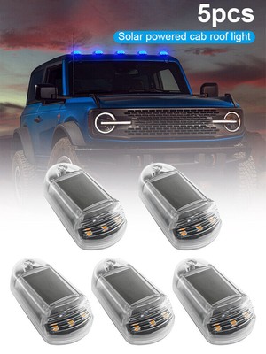 Solar Powered Cab Lights for Truck-2024 New Punch-Free Solar Powered Cab Lights-