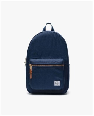 HERSCHEL Settlement men's or women's school  backpack. Fits 15'' laptop in Navy