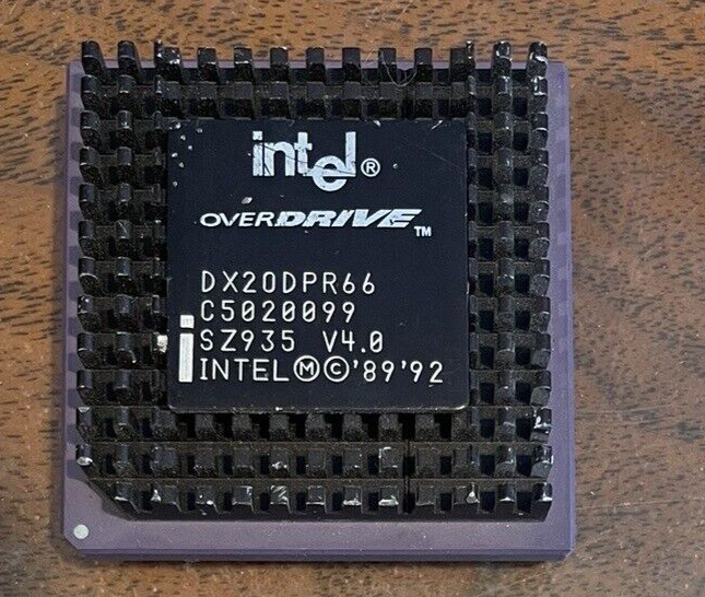 Intel 80486 Overdrive DX2ODPR66 V4.0 66Mhz CPU SZ935 | eBay