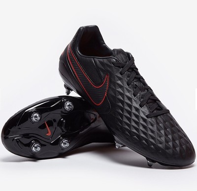 MENS NIKE TIEMPO LEGEND 8 PRO FOOTBALL BOOTS UK SIZE 11 â BLACK & CHILE REDâ | eBay