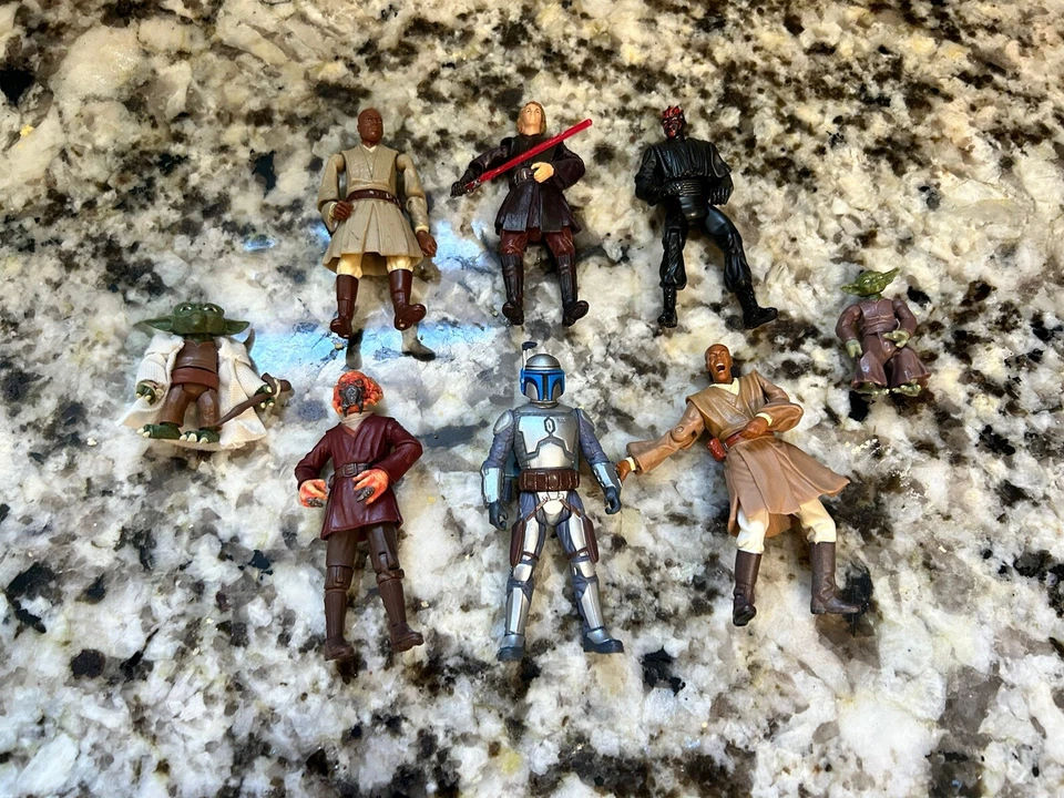 Star Wars Vintage Clone Wars Película Jedi Legacy Figura de Acción Lote Mixto 3.75" Foto 2 de 4