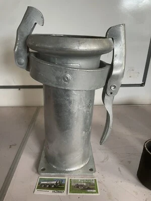 6" Perrot female coupling square flange bolt on piece slurry tanker galvanized