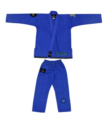 Worios Kids Lightweight Pro 2.0 JiuJitsu Gi MMA Grappling Blue