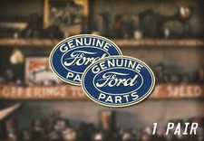 Pair Of Vintage Ford Logo Decal Hot Rod Rat Flathead Ford Model A Drag Y Block