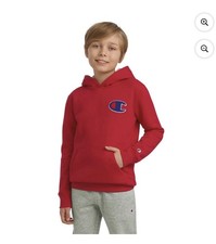 Champion Boys Logo Hoodie Size L 10/12