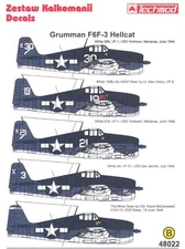 Techmod Decals 1/48 GRUMMAN F6F-3 HELLCAT Fighter