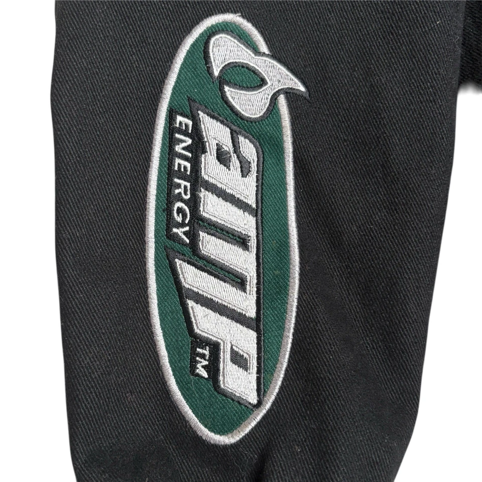 Vtg Dale Earnhardt Jr Amp Energy Green NASCAR Jacket Mens Large Chase Authentics - Image 3 of 4