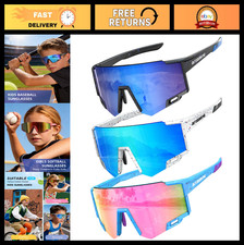 3 Pack Kids Sunglasses UV400 for Boys Girls Ages 4-16, Lightweight Durable Spo