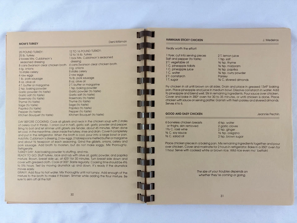 Hana Maui Recipes From Then to Now Hawaii Hana Heritage Soociety Cookbook 1996 - Image 4 of 4