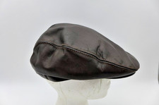 Vintage Saifter Assoc. United Hatters Millinery Newsboy Cap Snap Front Large
