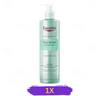 1 X Eucerin Pro Acne Solution Cleansing Gel 200ml Eliminates Excess Sebum