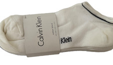 Calvin Klein CK 6-pairs Cotton Blend No Show Socks Black White Unisex One Size