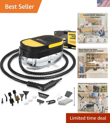 #ad Steam Cleaner 3 Level Adjustable Handle 15s Heat Up 1.69 Quarts Tank Port... $119.66