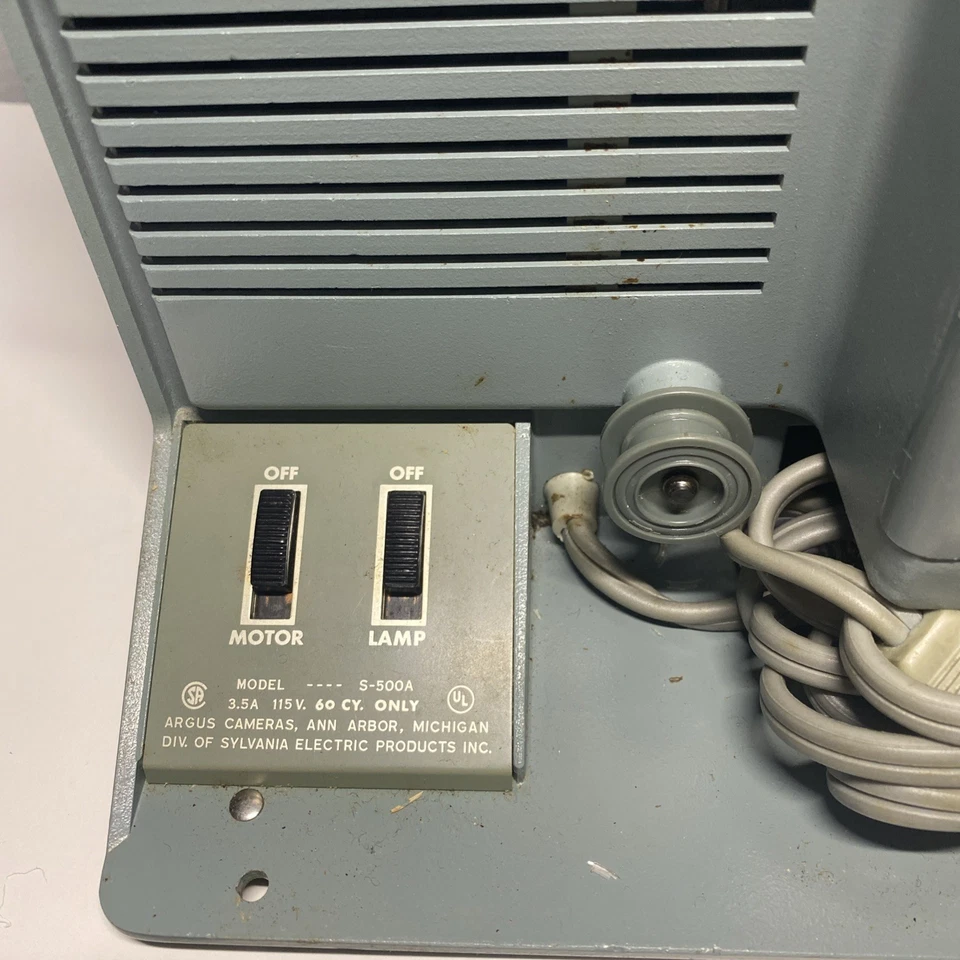 Proyector Argus Showmaster 500-A 8MM FUNCIONA Foto 3 de 4