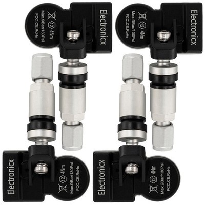 4 Reifendrucksensoren RDKS Sensoren Metallventil Silber für DFSK Aeolus AX7 01.2
